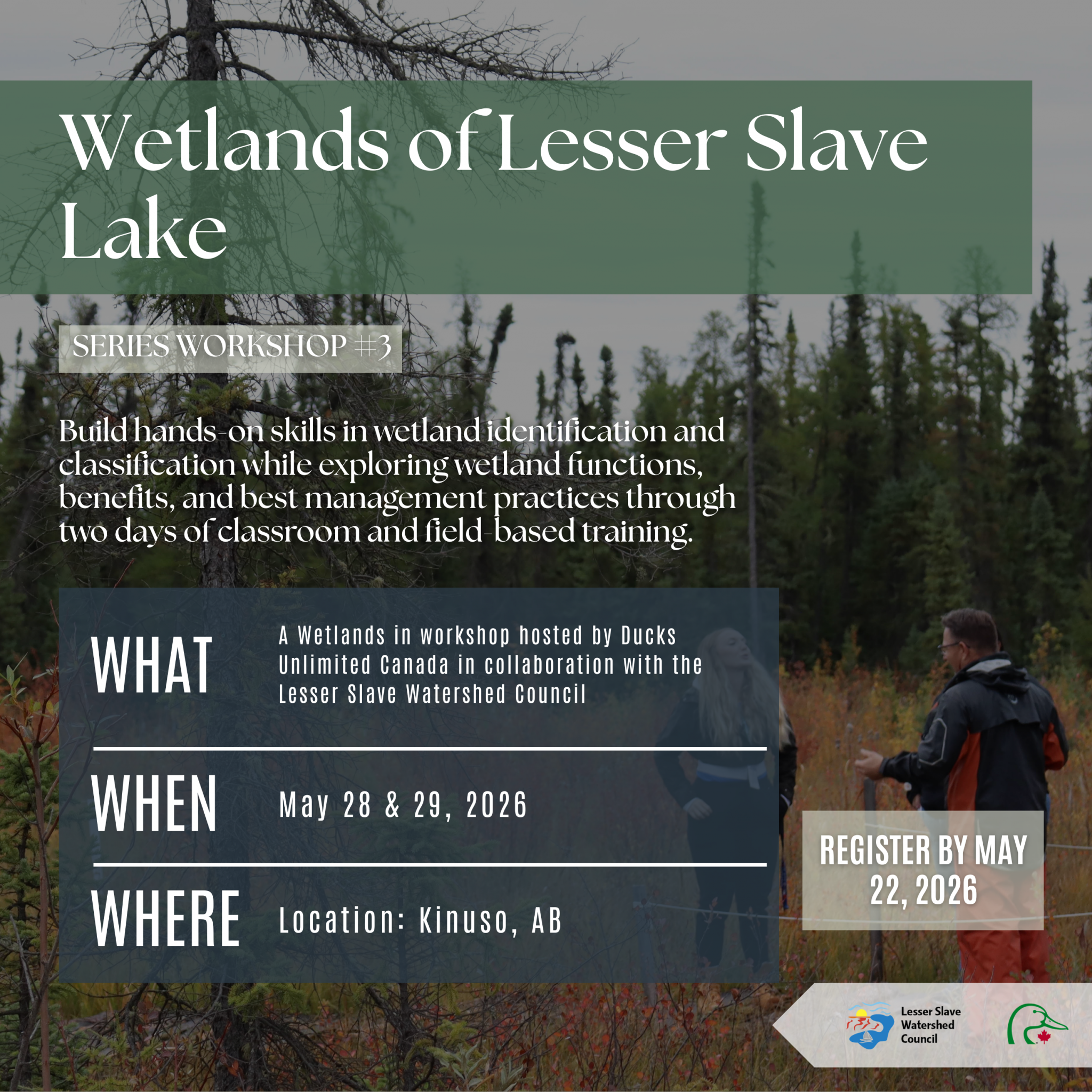 Wetlands Lesser Slave Lake Workshop