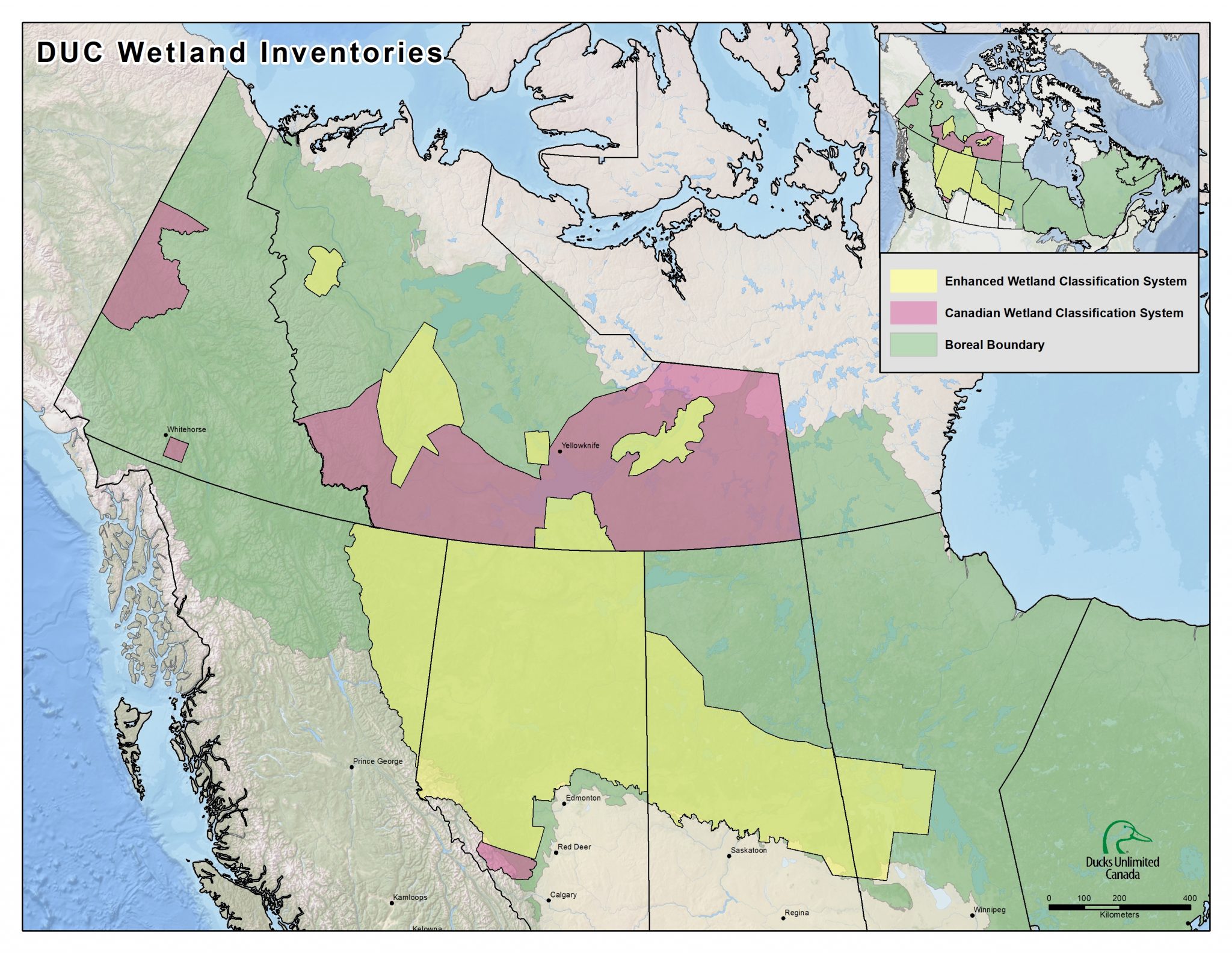 Ducks Unlimited Canada National Boreal Program - DUC Wetland Mapping ...